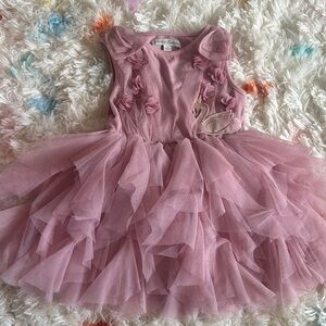 Elegant Pink Kids Formal Dress